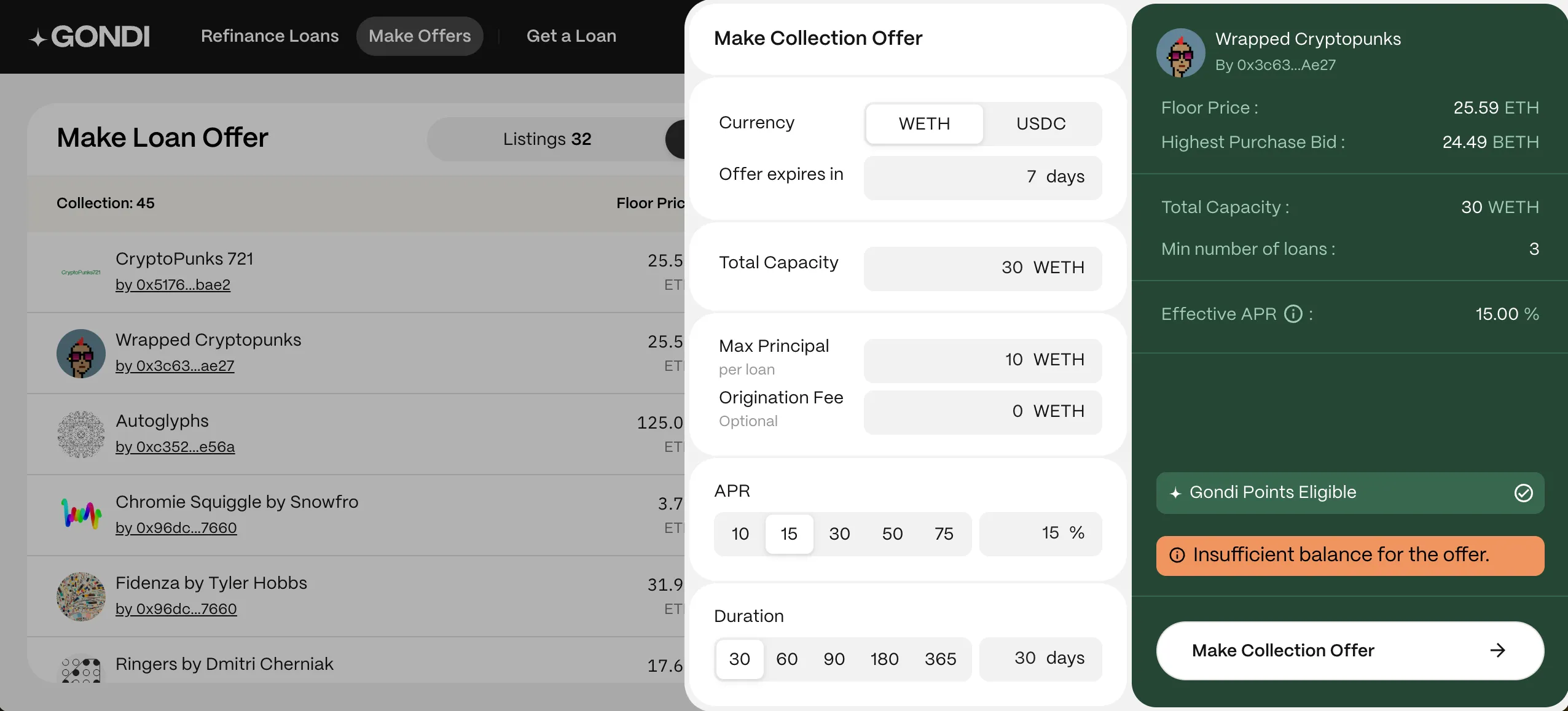Collection Loan Offers